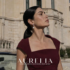 Round Shell Pearl Drop Earrings worn by a model