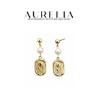 Tulip Freshwater Pearl Stud Earrings — main image from supplied product materials.