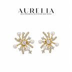 Firework Freshwater Pearl Earrings — supplied AURELIA product photograph.