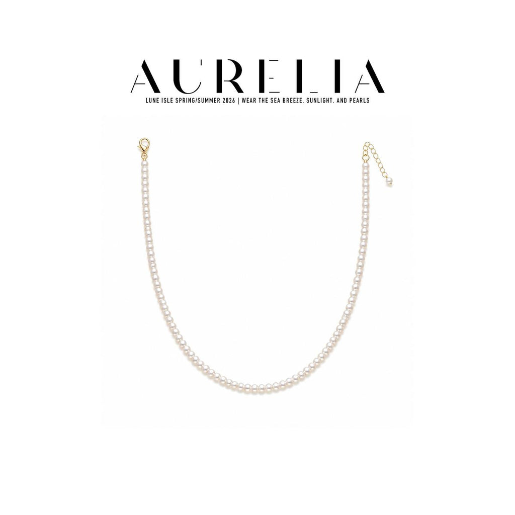 Crystal Pearl Necklace — supplied AURELIA product photograph.