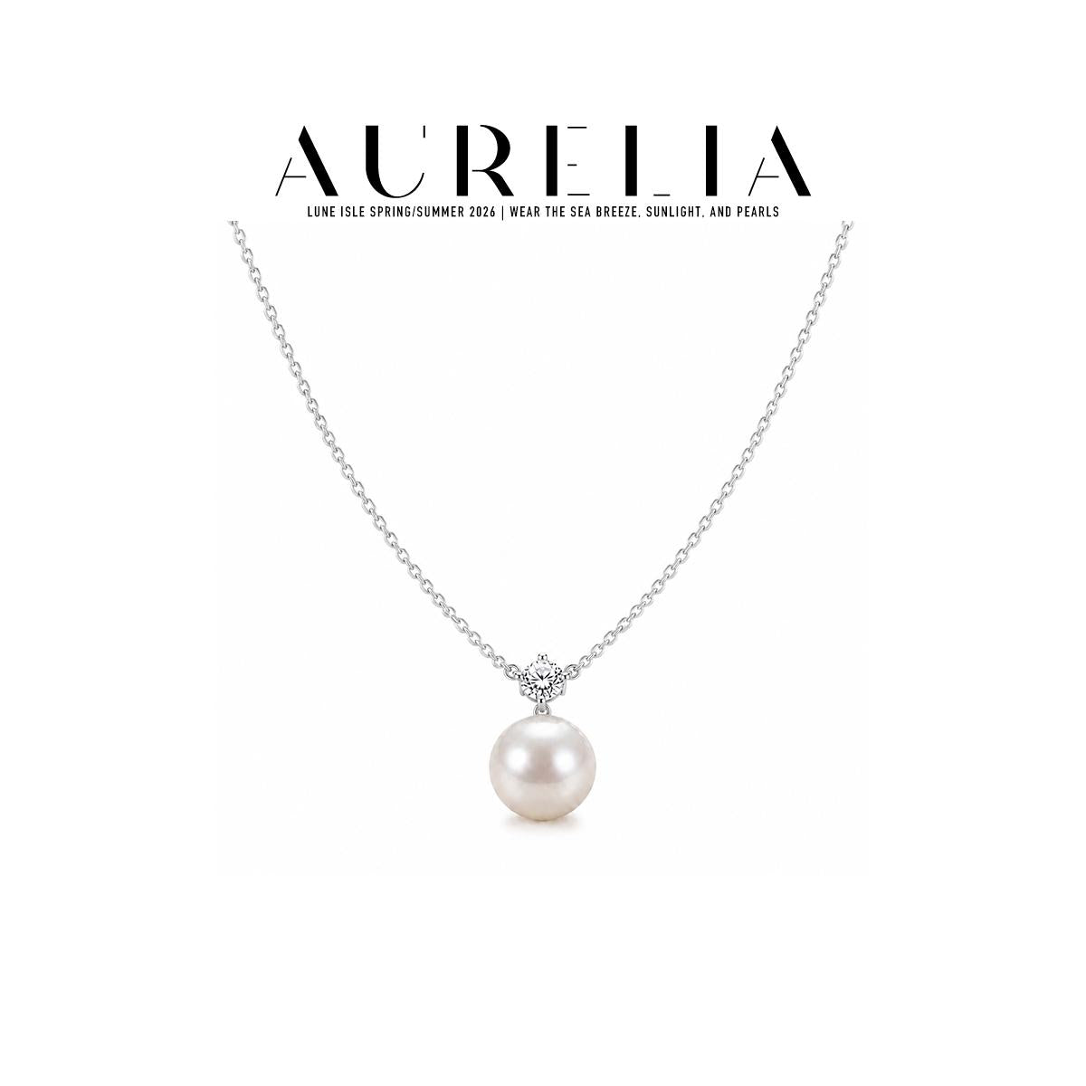 Crystal Pearl Pendant Necklace — main image from supplied product materials.