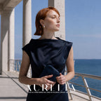 Crystal Pearl Drop Earrings — lifestyle image from supplied product materials.