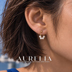 Baroque Freshwater Pearl Hoop Earrings — detail image from supplied product materials.