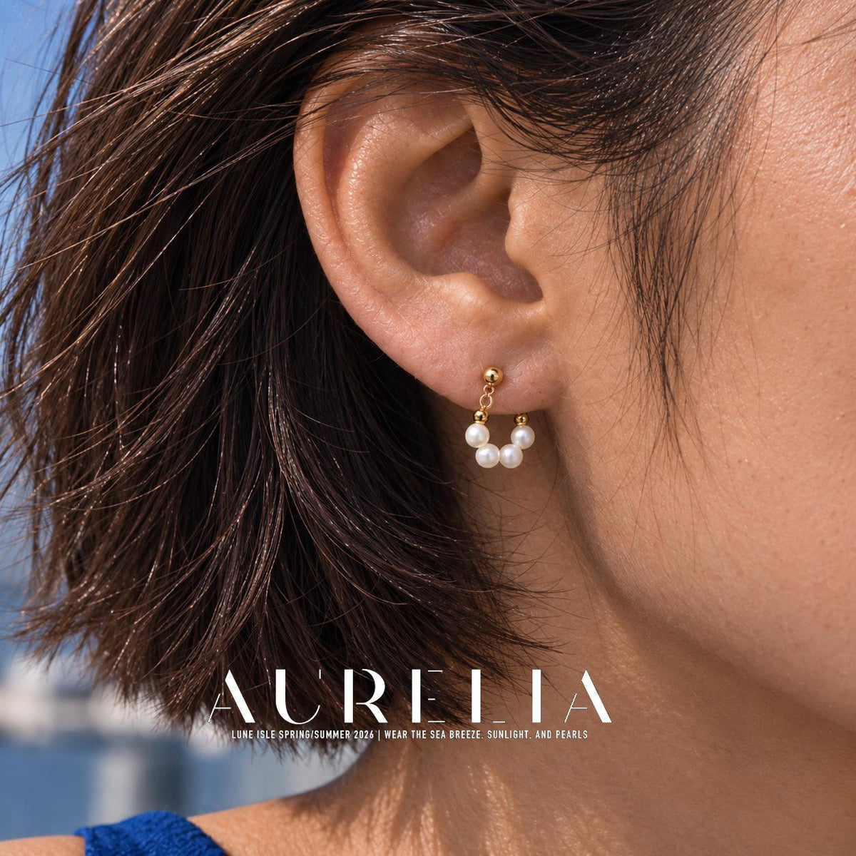 Baroque Freshwater Pearl Hoop Earrings — detail image from supplied product materials.